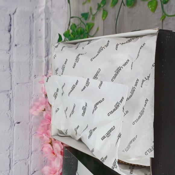 KARL LAGERFELD PARIS Desta Slip-On Espadrille Platform Flats NIB - Picture 7 of 8